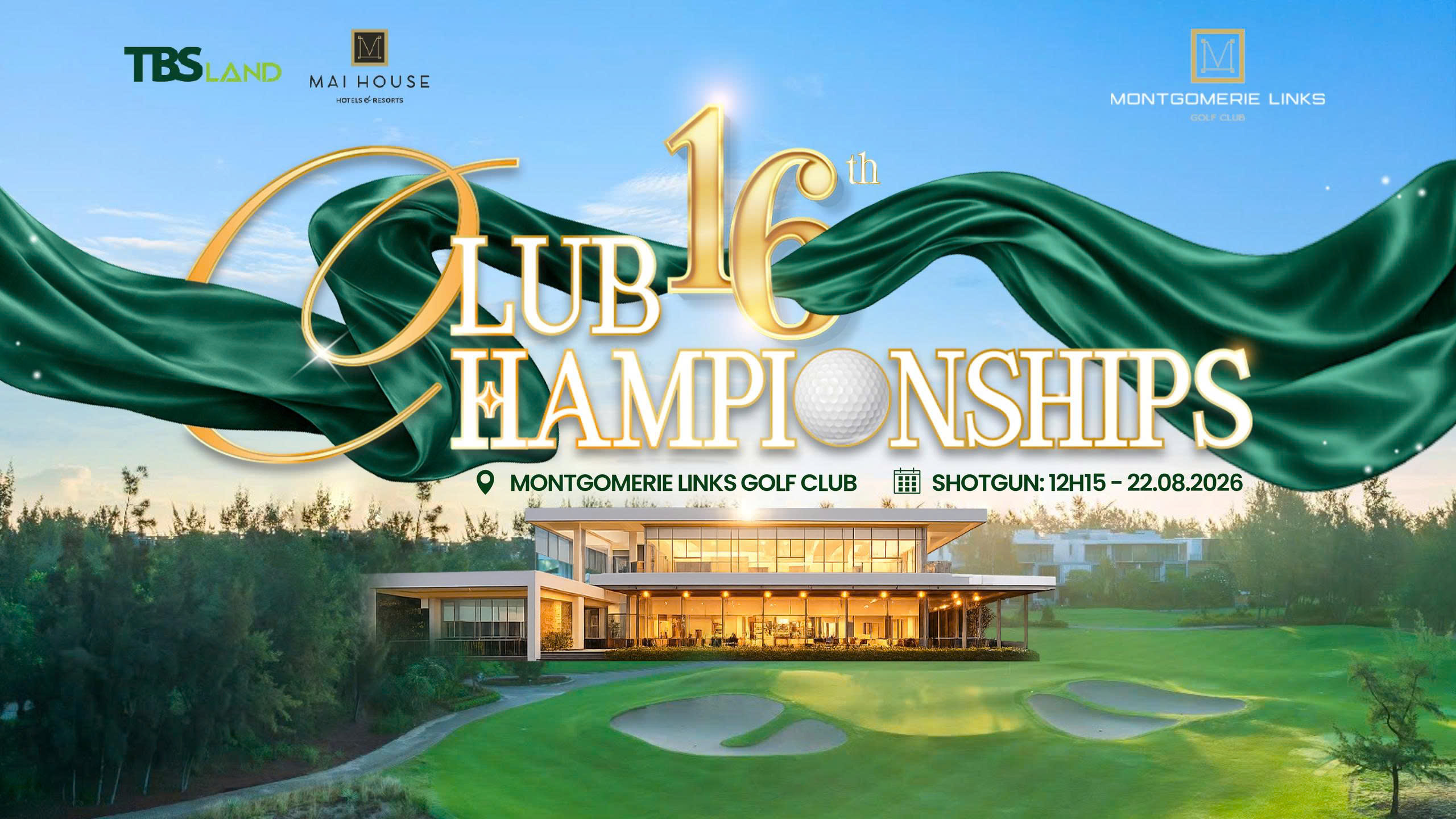 16TH MONTGOMERIE LINKS CLUB CHAMPIONSHIPS TEE OFF WITH GREEN HOPE 2026