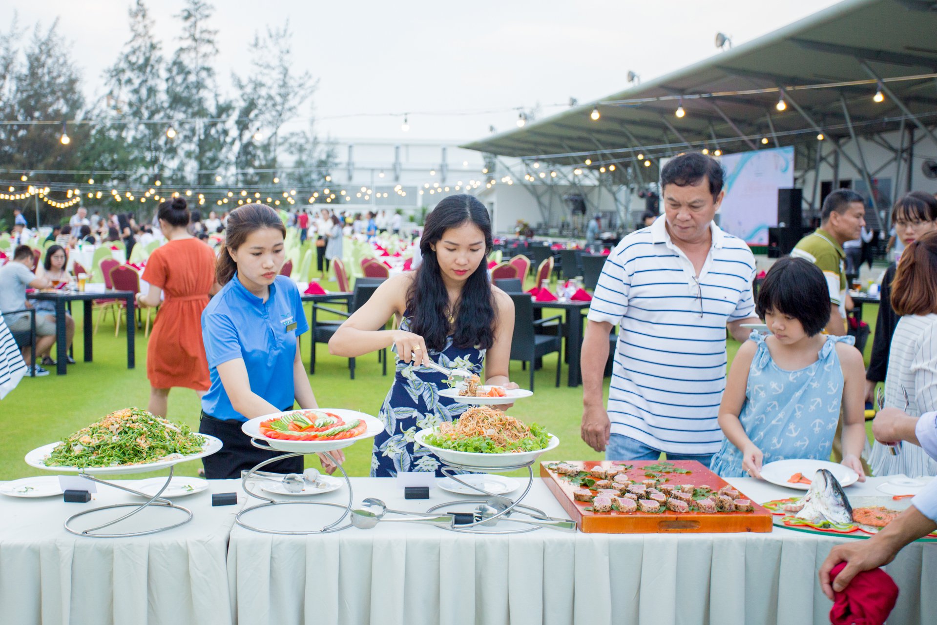 Year End Party at Driving Range