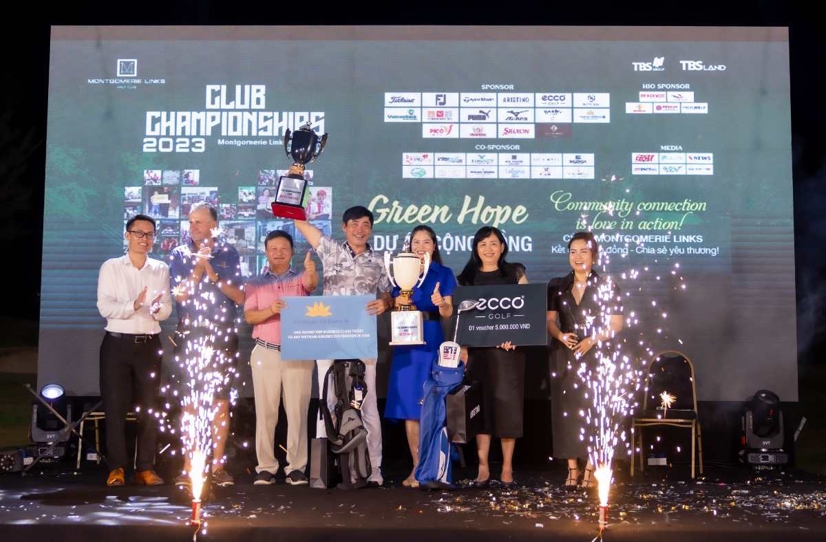 GOLFERS LE VAN LAN & BAN THI XUAN THU POWER TO CLUB CHAMPIONSHIPS 2023