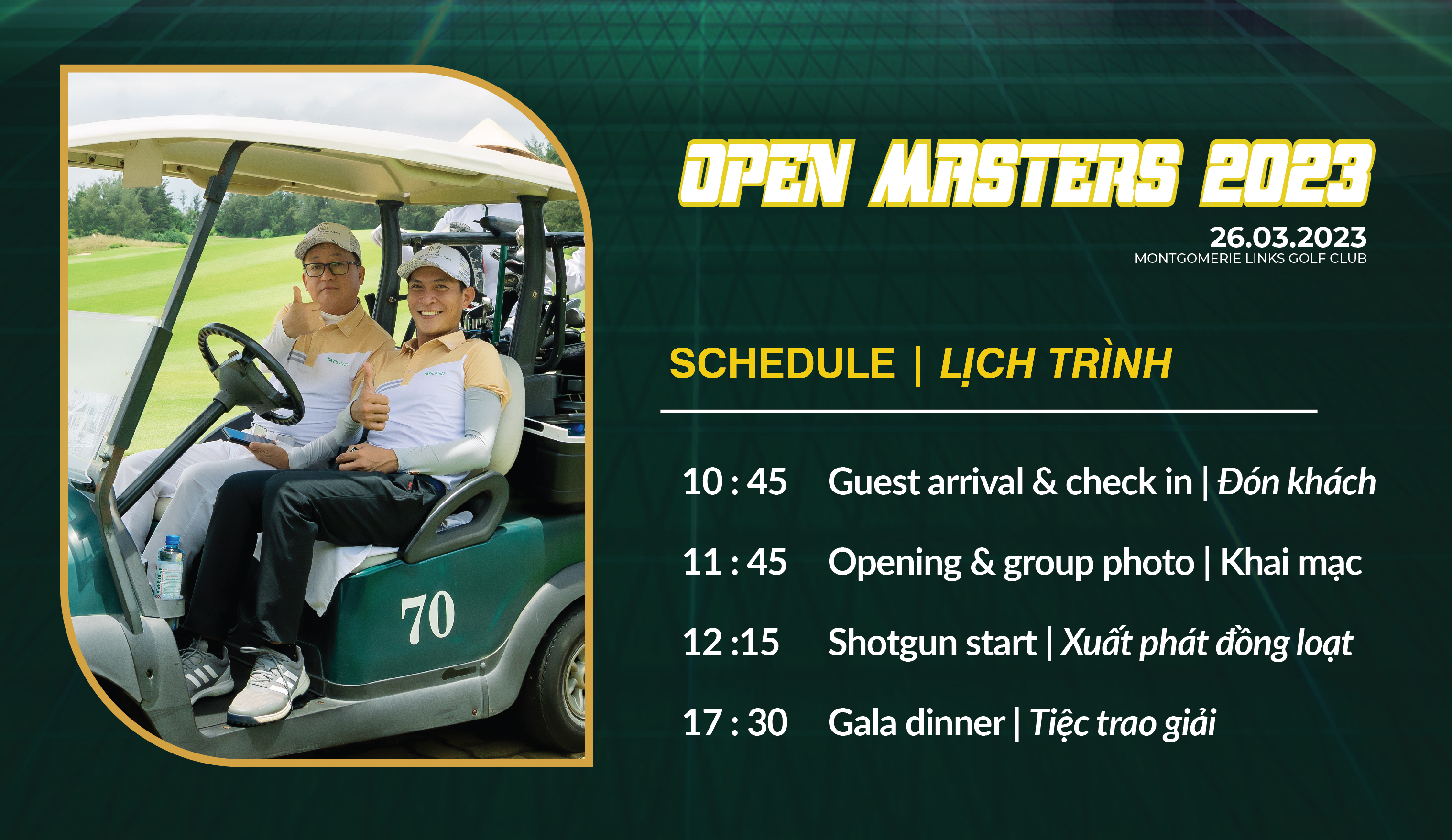 OPEN MASTERS TOURNAMENT 2023 IS BACK!